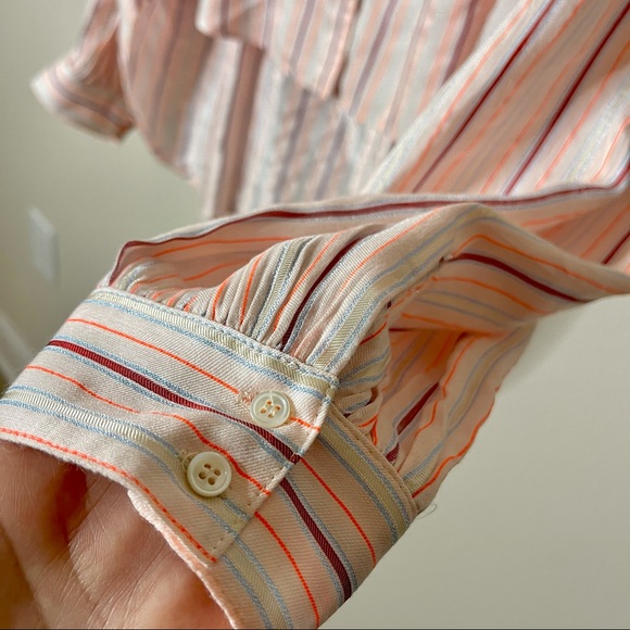 NWT XiRENA | Wren Cameo Striped Button Down Shirt - Picture 10 of 12